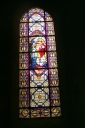 Verrière à personnages de la baie 2 : Apparition du Sacré Coeur à sainte Marguerite-Marie