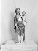 Statue : Vierge à l'Enfant, chapelle Saint-Nicolas (Guer)