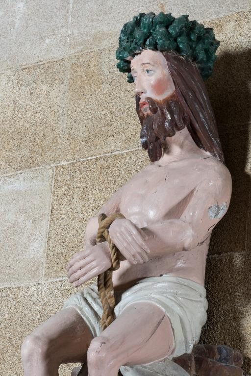 Statue : Christ aux liens, Eglise de la Trinité-de-Brelevenez (Lannion)