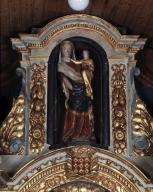 Statue : Vierge à l'Enfant, chapelle Saint-Mélec (Lanouée fusionnée en Forges de Lanouée en 2019)