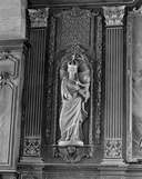 Statue (2, d'applique, figure colossale) : Vierge à l'enfant dite Notre-Dame de Grâce, saint Sulpice, église paroissiale Saint-Sulpice (Fougères)