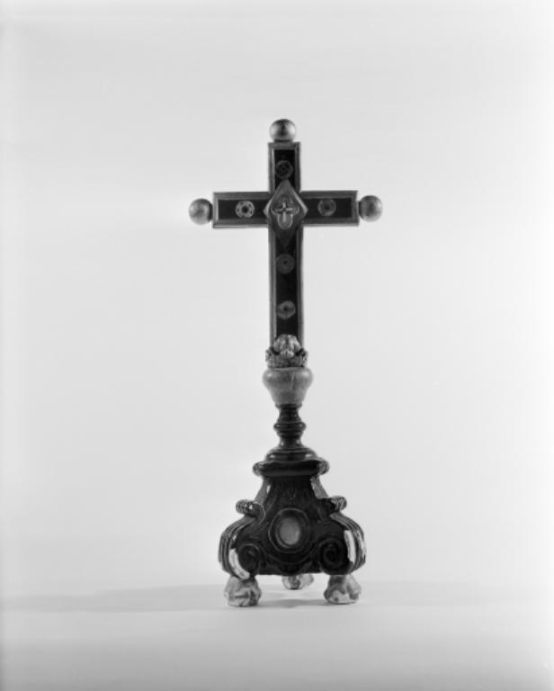 Croix-reliquaire, église Sainte-Croix (La Croix-Helléan)