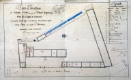 Filature de lin et de chanvre d'Iné, puis Perrier, puis usine de chaussures (fabrique de talons) Hattot Alexandre, puis Alsa, actuellement magasin de commerce, route de Laval, Iné (Fougères)
