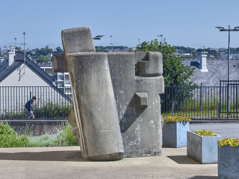 La décoration au titre du 1% artistique du lycée professionnel Jules Verne (Guingamp)