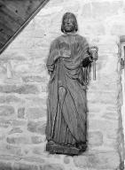 Statue (petite nature, d'applique) : saint Pierre, chapelle Saint Corentin (île-de-Sein)