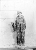 Statue (petite nature) : saint Maur, église Saint-Pierre et Saint-Paul (Langonnet)