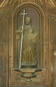 Statue (grandeur nature) : Saint Jean-Baptiste, Lescouët-Jugon (Jugon-les-Lacs fusionnée en Jugon-les-Lacs - Commune nouvelle en 2016)