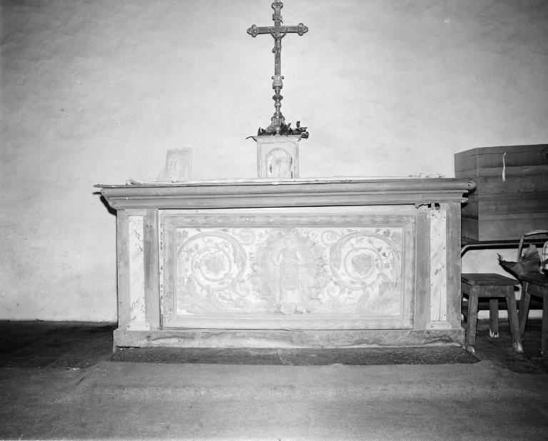 Autel (autel secondaire, autel tombeau) (2), chapelle Saint-Laurent (Séné)