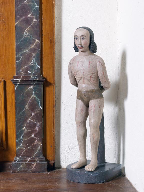 Statue : Saint Sébastien, chapelle Notre-Dame de Bon Réconfort (Pluherlin)