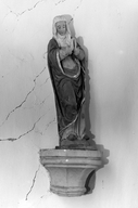 Statue (d'applique, demi-nature) : Vierge de la Crucifixion, église paroissiale Saint-Claude (Rostrenen)