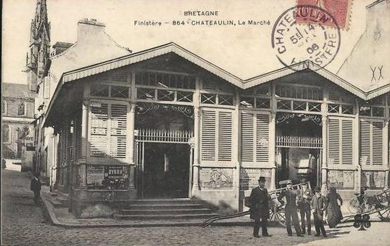 Les halles, rue grand'rue (Châteaulin)