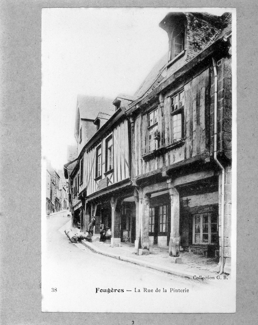 Les maisons et immeubles sur la commune de Fougères
