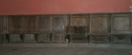 Ensemble de mobilier du choeur : 14 stalles, 3 bancs de choeur