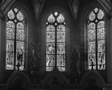 Ensemble de trois verrières, église paroissiale Saint-Pérec (Lopérec)