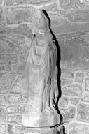 Statue (d'applique, petite nature) : saint Conogan, chapelle Saint-Conogan (Glomel)
