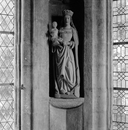 Statue (petite nature, d'applique) : Vierge à l'Enfant dite Notre-Dame de la vraie vertu, chapelle Saint-Nicodème (Ploéven)