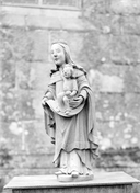 Statue (demi-nature) : Vierge à l'Enfant (2), église paroissiale Saint-Yves (Plouray)