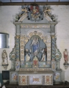 Retable n° 3, dit du Rosaire, église paroissiale Saint-Pérec (Lopérec)