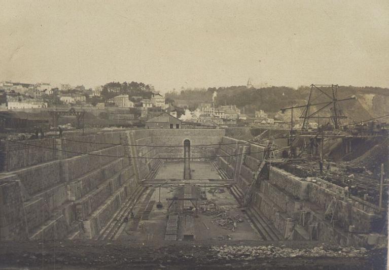 Forme de radoub n°1, rue  Joseph Conrad (Brest)