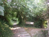 Promenade littorale, chemin de l'ancienne cale, Port Saint-Jean (La Ville-ès-Nonais)