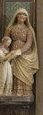 Groupe sculpté : Education de la Vierge