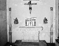 Ensemble de 2 autels secondaires, 2 tabernacles et vestiges de retables, église paroissiale Saint-Pierre (Plouescat)