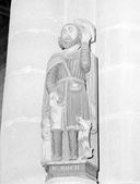 Statue : Saint Roch, église Saint-Armel (Ploërmel)