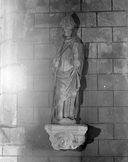 Statue (d'applique, petite nature) : saint Demet (2), chapelle Saint-Demet (Plozévet)
