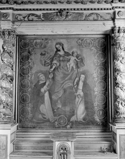 Tableau : La Donation du Rosaire