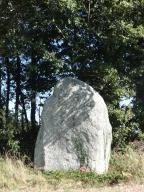 Menhir, près de la Lande des Bois (Saint-Guyomard)