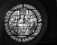 10 verrières historiées ou à personnages (baies 0 à 9), chapelle Saint-Aubin (Pont-Scorff)