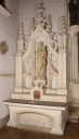 Ensemble de l'autel de la Vierge : autel, tabernacle, gradins d'autel, retable, degré d'autel