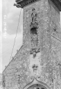 Statue (2) : Saint Michel ; Christ, église paroissiale de Saint-Hernin (Saint-Hernin)