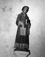 Statue (d'applique, petite nature) : saint Laurent, chapelle Notre-Dame (Plouénan)