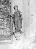 Groupe sculpté (2), statue (petite nature) : Sainte Parenté, chapelle Notre-Dame de Pitié et sa fontaine (Langonnet)