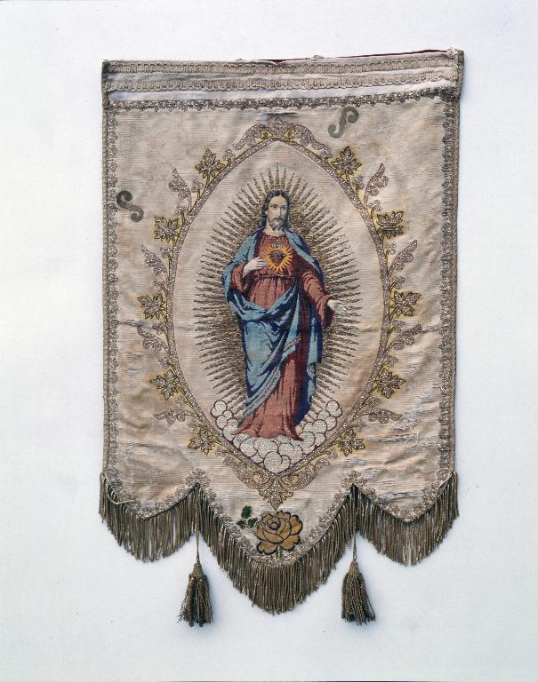 Voile d'ostensoir, église paroissiale Saint-Servais (Saint-Servant-sur-Oust)