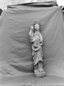 Statue : Vierge à l'Enfant (2), église Saint-François-de-Sales (Quelneuc fusionnée en Carentoir en 2017)