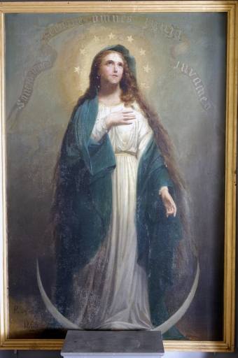 Tableau : Vierge au croissant