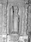 Statue (petite nature, d'applique) : saint Urlo, chapelle et fontaine Saint-Urlo (Lanvénégen)
