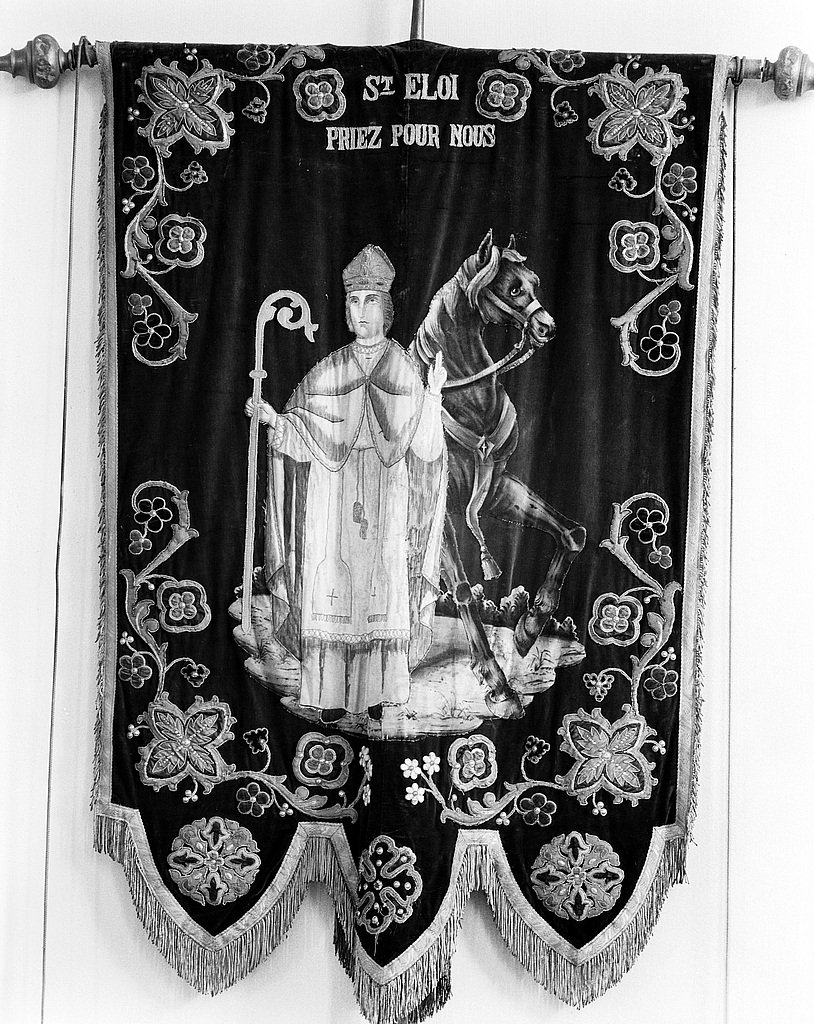 Bannière (2), de paroisse, église paroissiale Saint-Eloi (Mespaul)