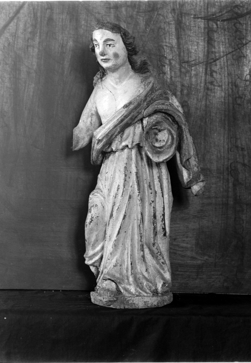 Statue (statuette, figure d'ornement), église paroissiale Saint-Laurent (Maël-Pestivien)