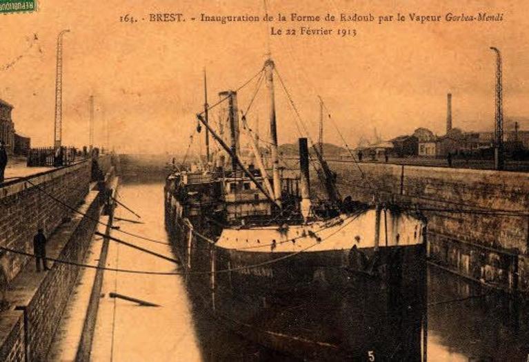 Forme de radoub n°1, rue  Joseph Conrad (Brest)