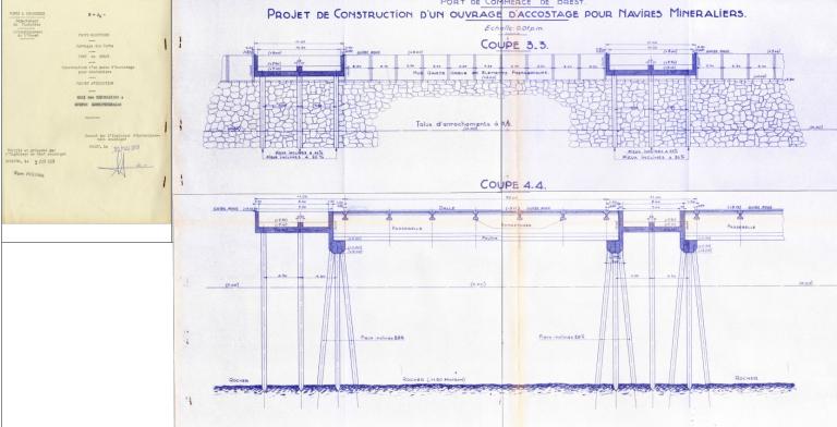 6e bassin, infrastructures et activités, port de commerce (Brest)