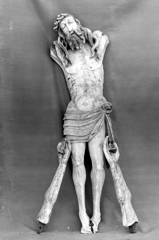 Croix (crucifix), presbytère (Carnoët)