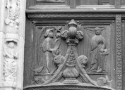 Paire de vantaux, portail nord, église Saint-Armel (Ploërmel)