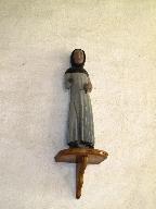 Statue (petite nature, d'applique), chapelle Saint-Houarno ou Saint-Hervé (Langoëlan)