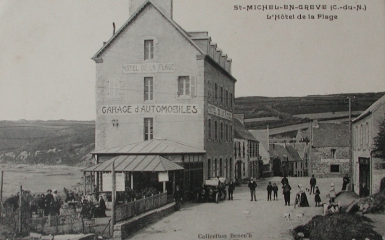 Les cafés et hôtels de voyageurs sur la commune de Saint-Michel-en-Grève