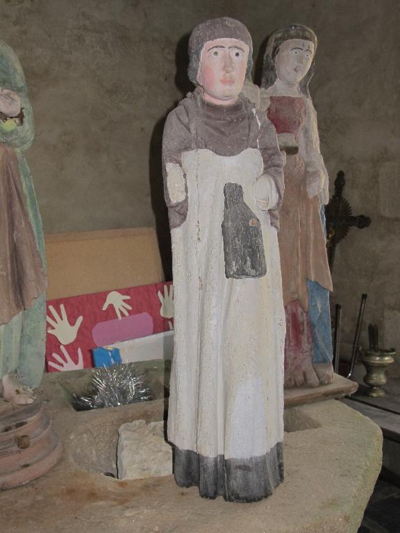Statue (petite nature) : saint Yves, église paroissiale Saint-Barnabé (Langoëlan)