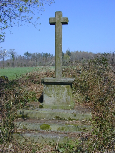 Croix de chemin, la Croix Lannes (Cuguen)