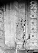Statue (petite nature) : Vierge à l'Enfant (2), église paroissiale de la Trinité (Langonnet)